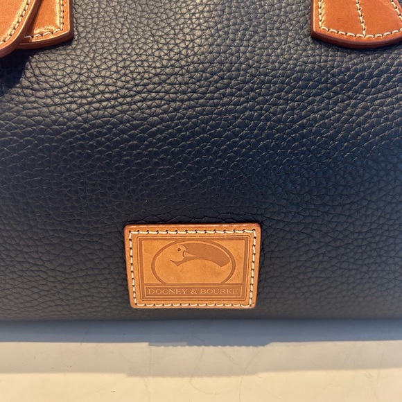 Kendra satchel Handbag Dooney & Bourke Midnight Blue tags unattached NO STRAP - Picture 2 of 16